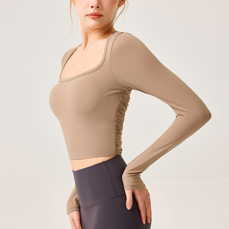 بلوزة يوغا نسائية بأكمام طويلة - مراجعة Pilates Yoga One وسعره